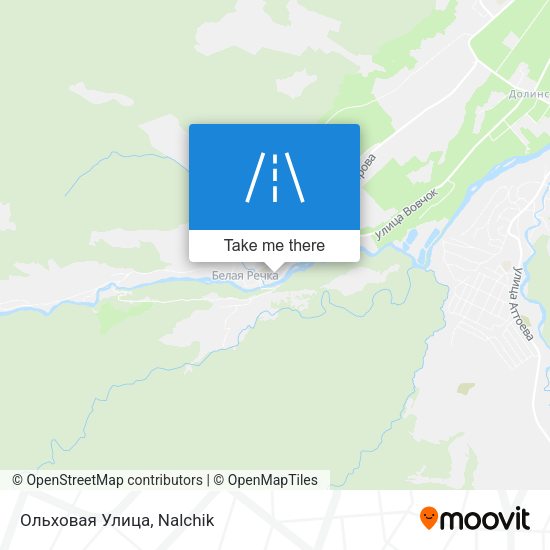 Ольховая Улица map