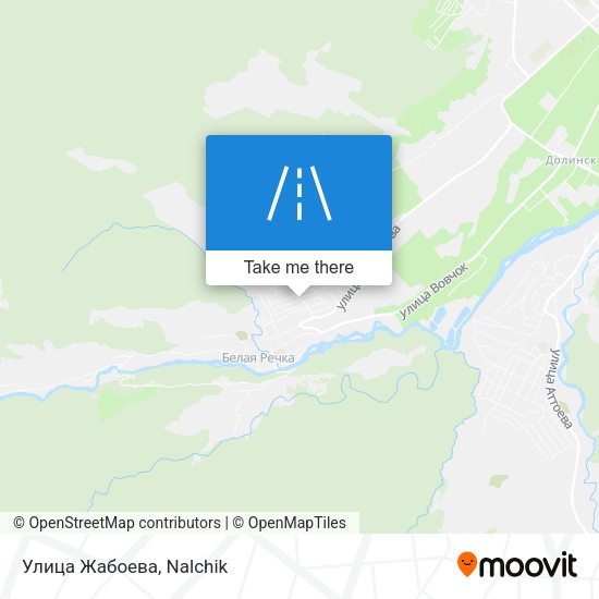 Улица Жабоева map