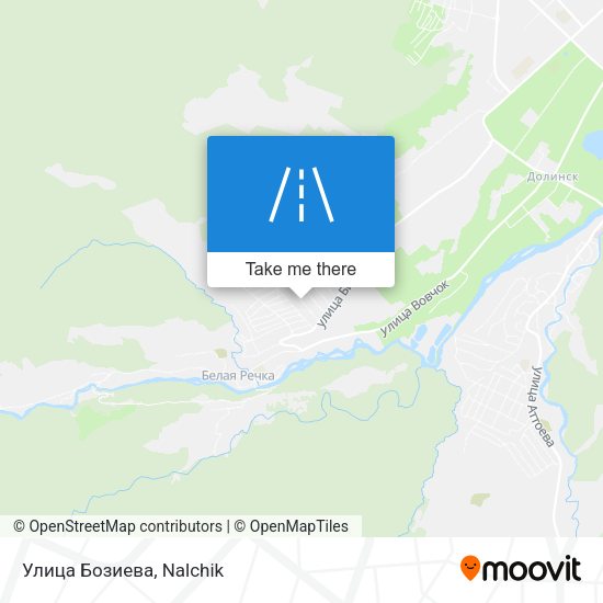 Улица Бозиева map