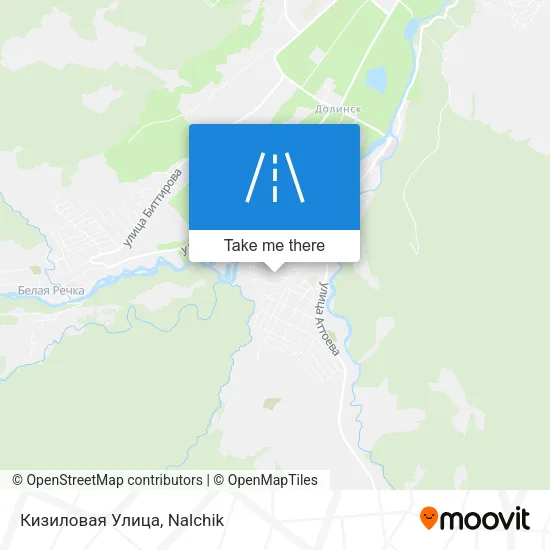 Кизиловая Улица map