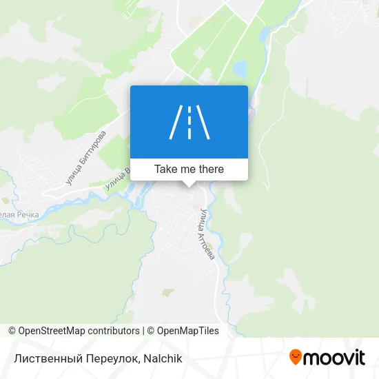 Лиственный Переулок map