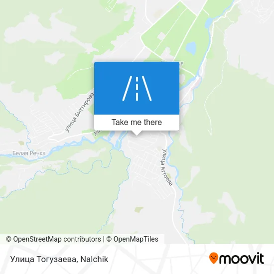 Улица Тогузаева map