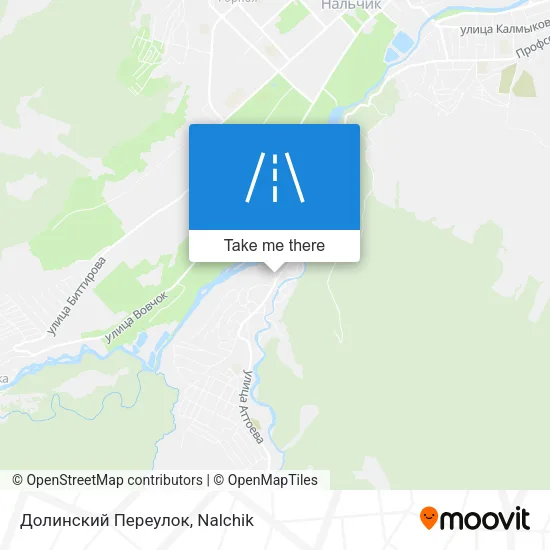 Долинский Переулок map