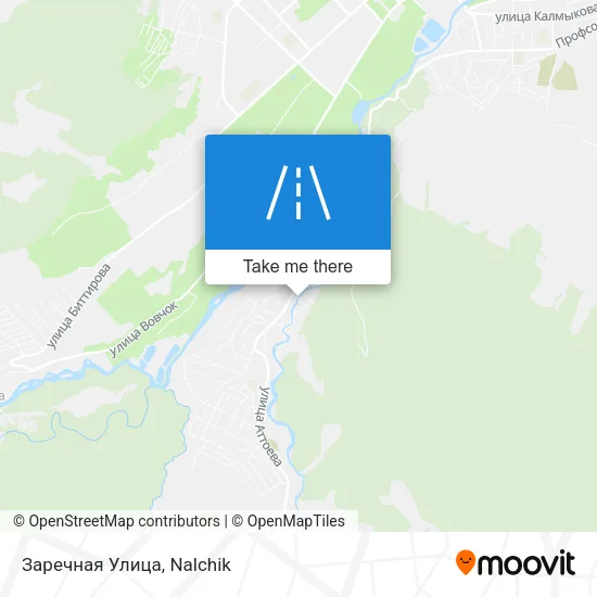 Заречная Улица map
