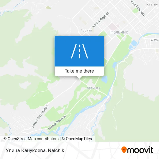 Улица Канукоева map