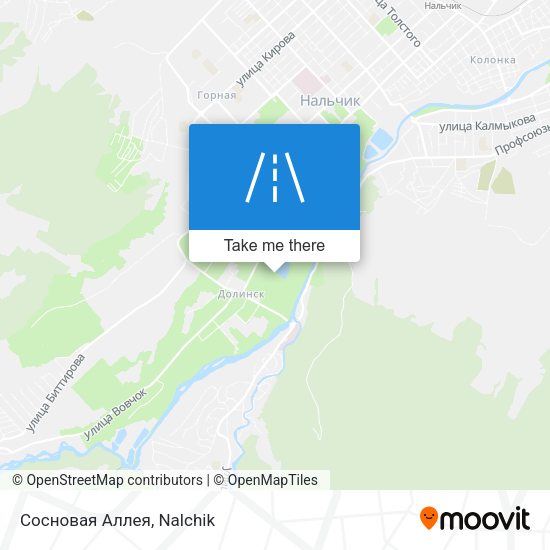 Сосновая Аллея map