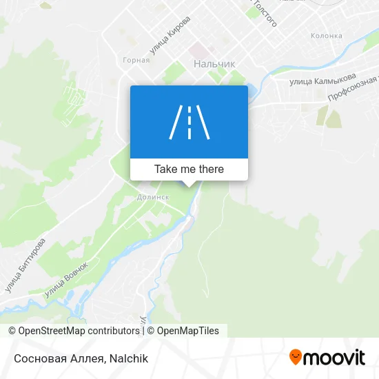 Сосновая Аллея map