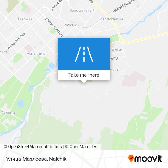 Улица Мазлоева map