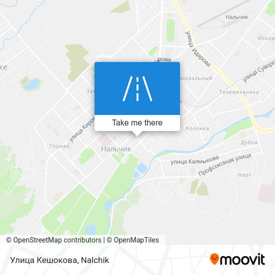Улица Кешокова map