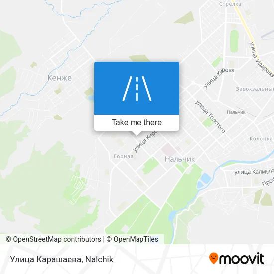 Улица Карашаева map