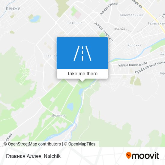 Главная Аллея map