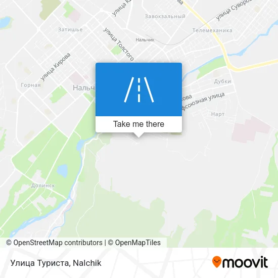 Улица Туриста map