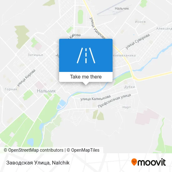 Заводская Улица map