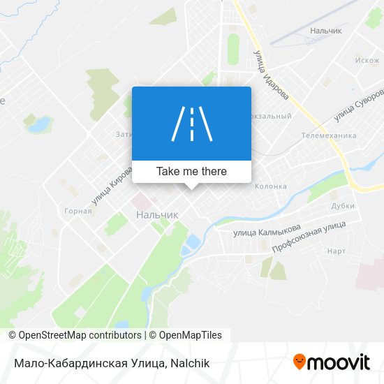 Мало-Кабардинская Улица map