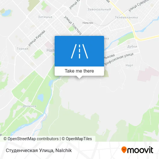 Студенческая Улица map