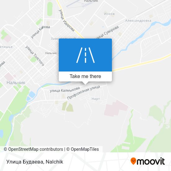 Улица Будаева map