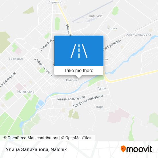 Улица Залиханова map