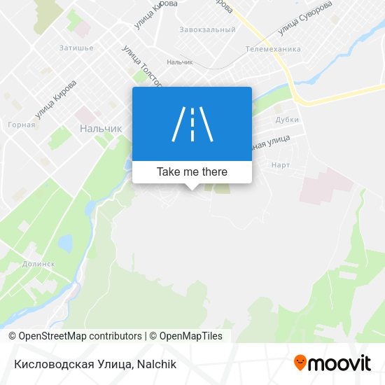 Кисловодская Улица map