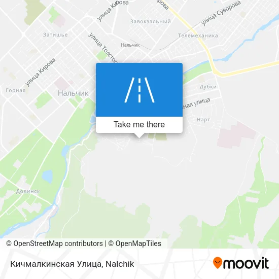 Кичмалкинская Улица map