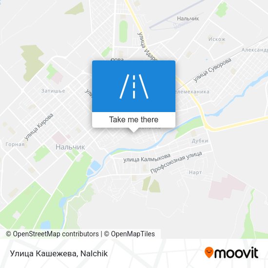 Улица Кашежева map