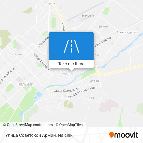 Улица Советской Армии map