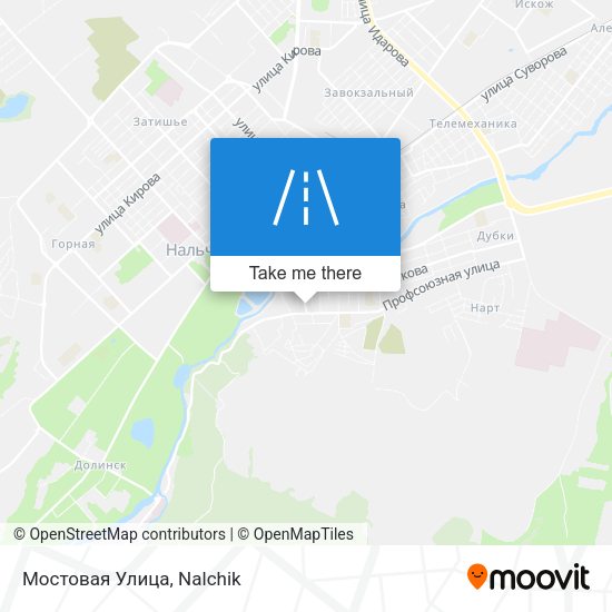 Мостовая Улица map
