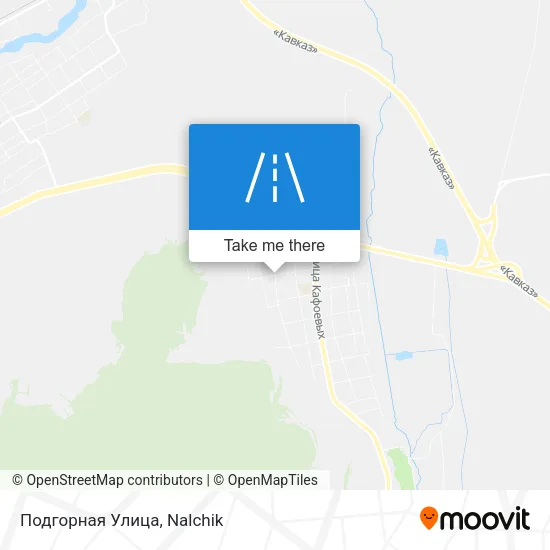 Подгорная Улица map
