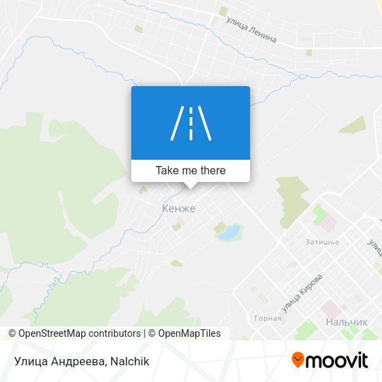 Улица Андреева map