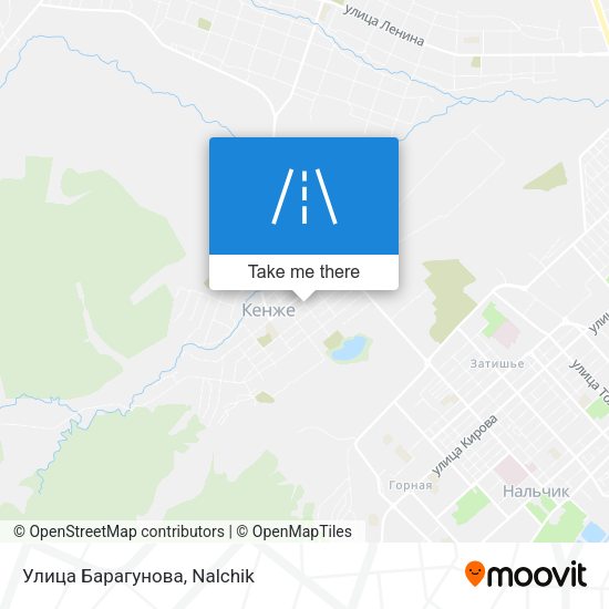 Улица Барагунова map