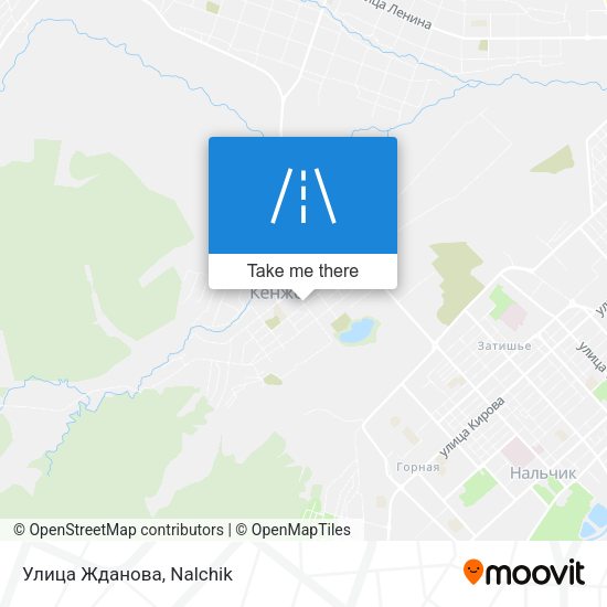 Улица Жданова map