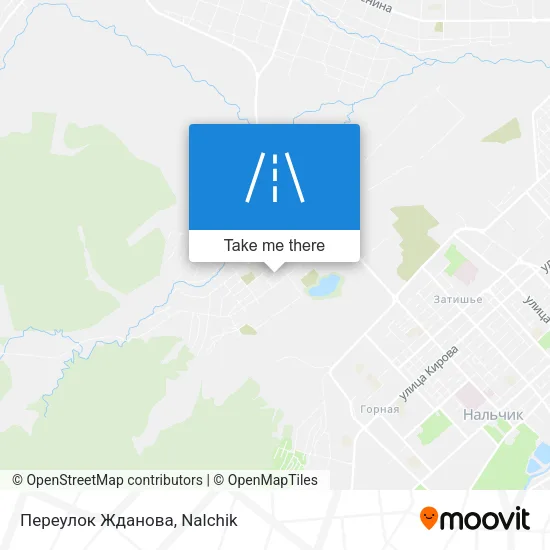 Переулок Жданова map