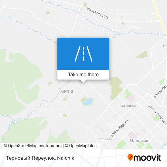 Терновый Переулок map