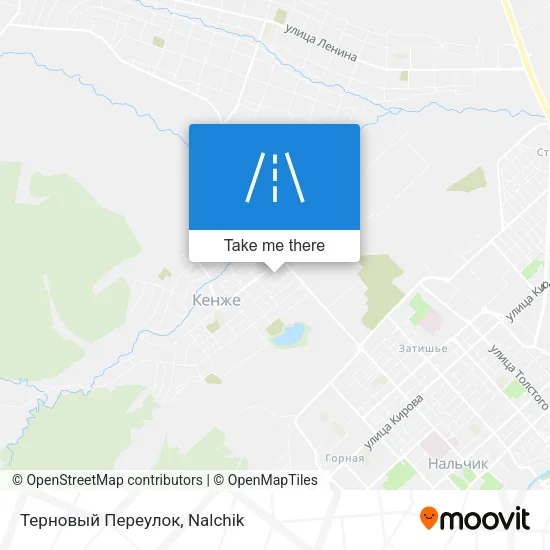 Терновый Переулок map
