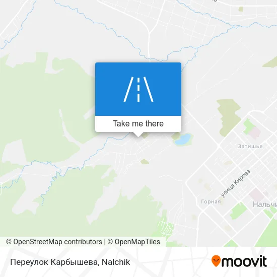 Переулок Карбышева map