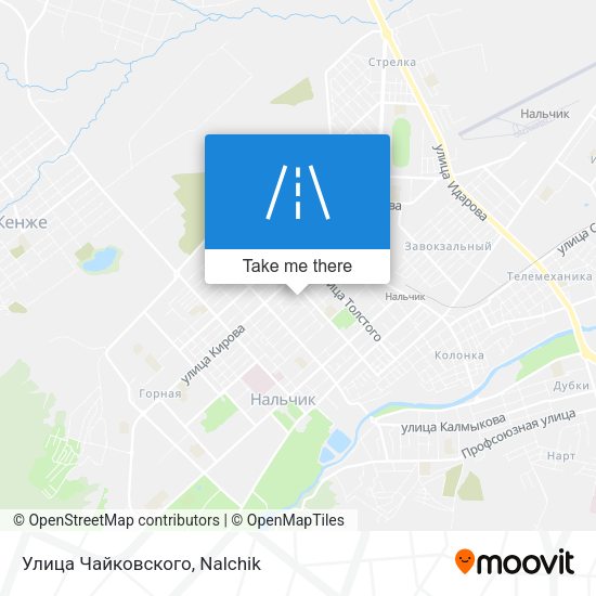 Улица Чайковского map