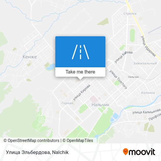 Улица Эльбердова map