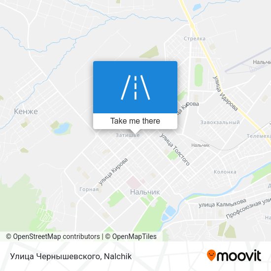 Улица Чернышевского map