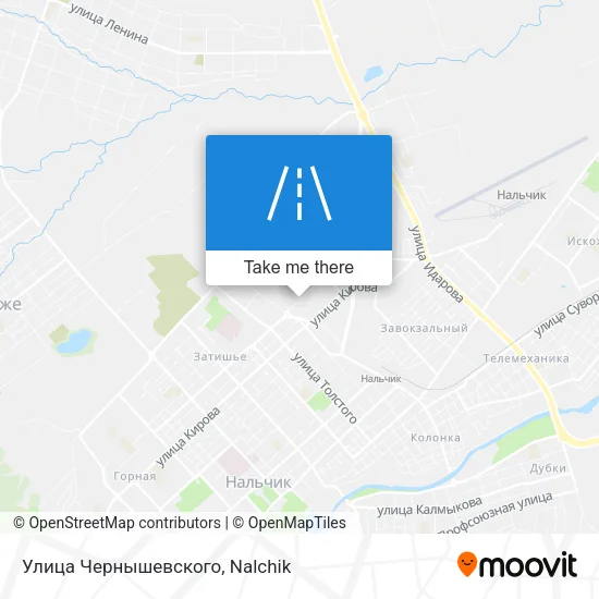 Улица Чернышевского map