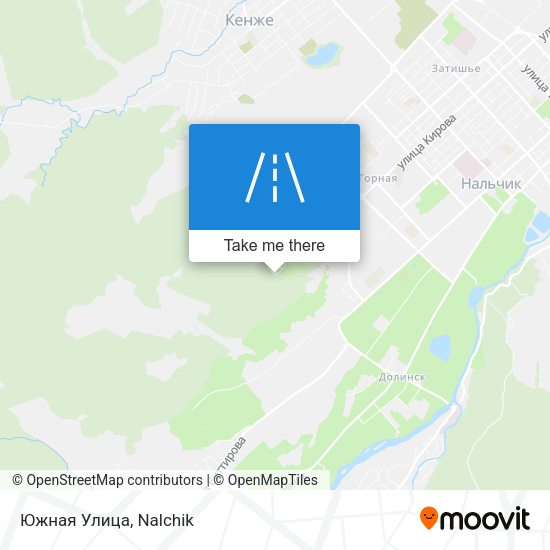 Южная Улица map