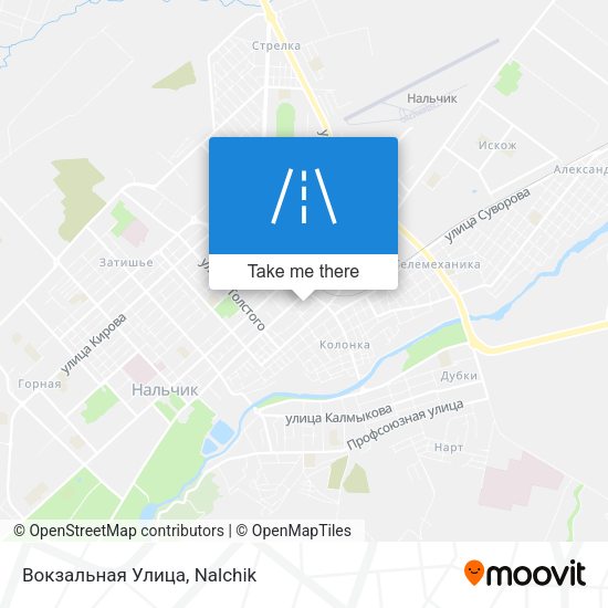 Вокзальная Улица map