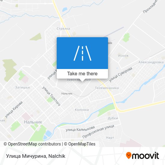 Улица Мичурина map
