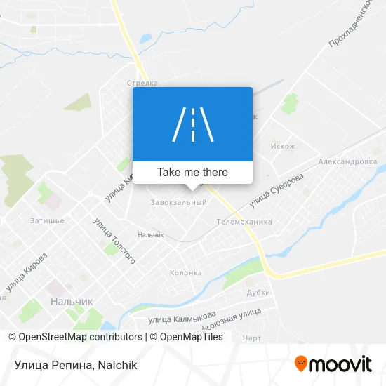 Улица Репина map