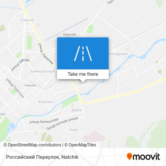 Российский Переулок map