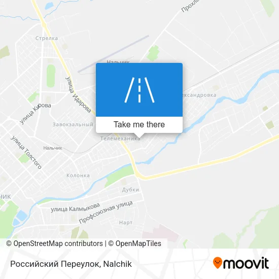 Российский Переулок map