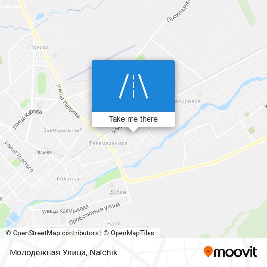 Молодёжная Улица map