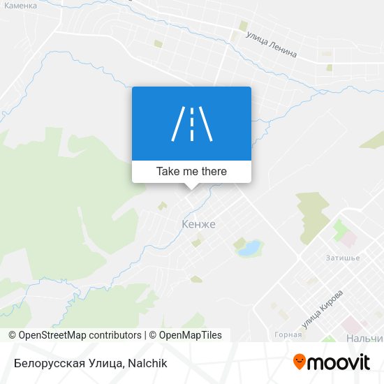 Белорусская Улица map