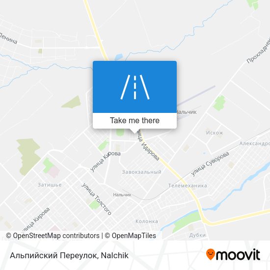 Альпийский Переулок map