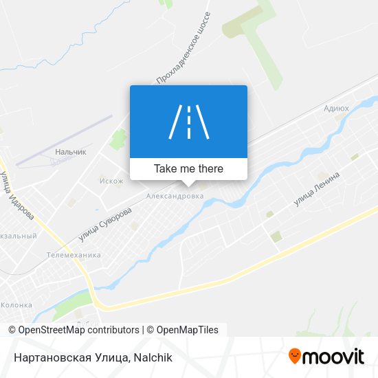 Нартановская Улица map