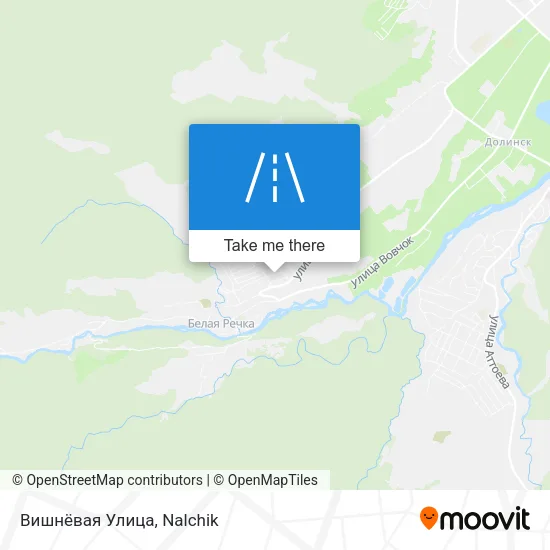 Вишнёвая Улица map