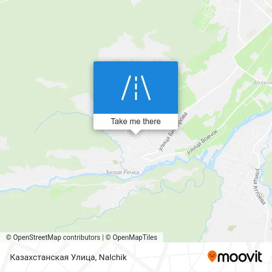 Казахстанская Улица map